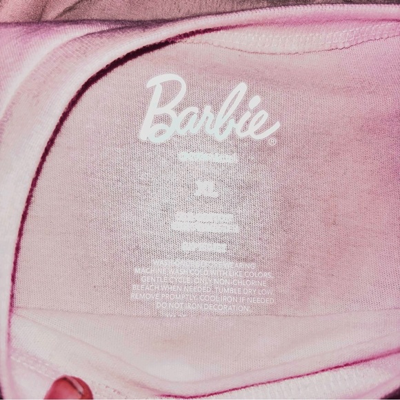 Barbie Pink Top with White Script - Picture 3 of 3